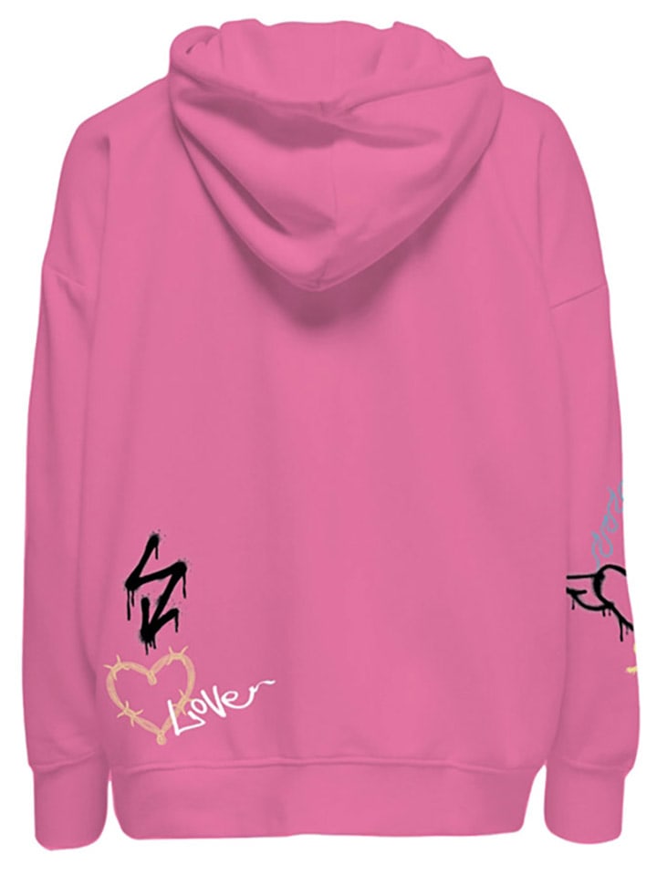 ONLY Hoodie in Pink günstig kaufen