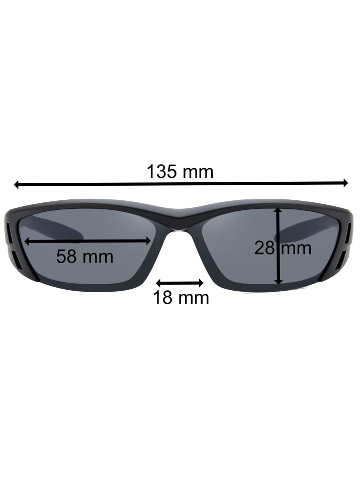 BEZLIT Sport Sonnenbrille in Schwarz Smoke günstig kaufen onesize