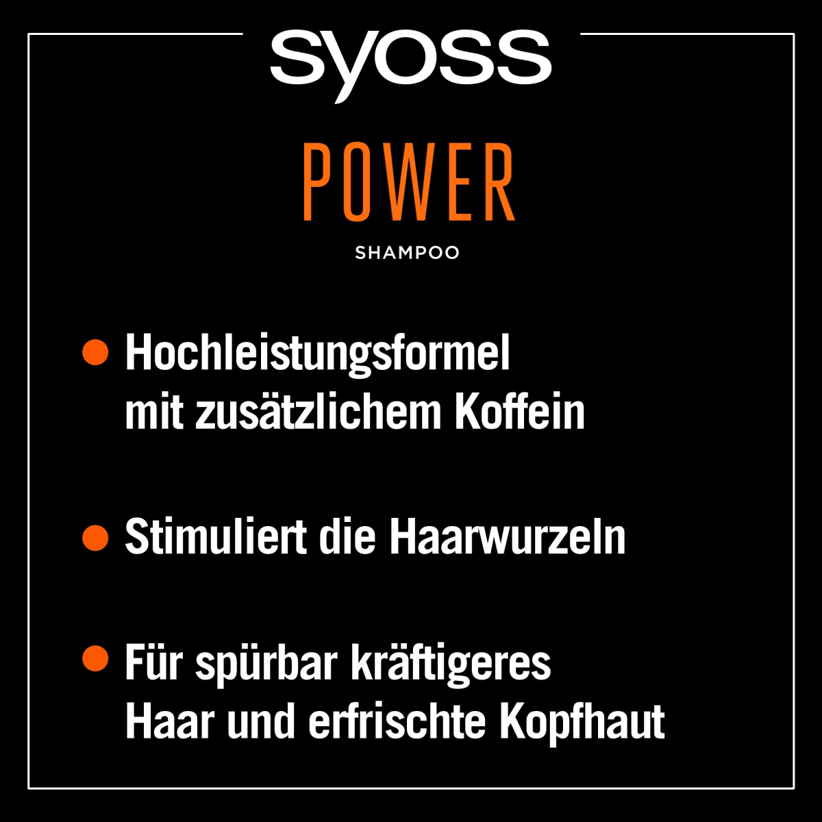 Shampoo Men Power, 440 ml
