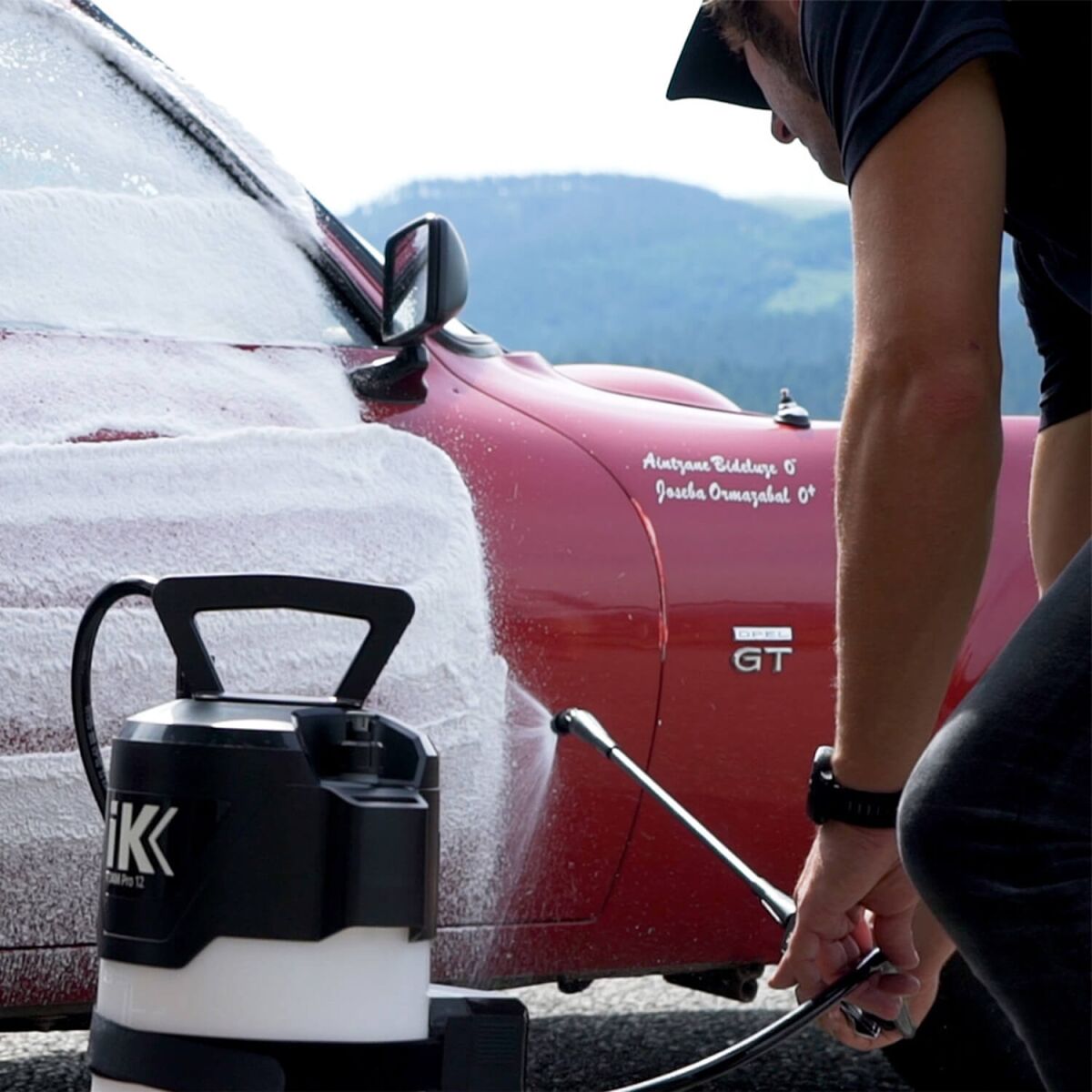 IK e Foam Pro 12 Schaumsprühflasche mit Kompressorventil 6L