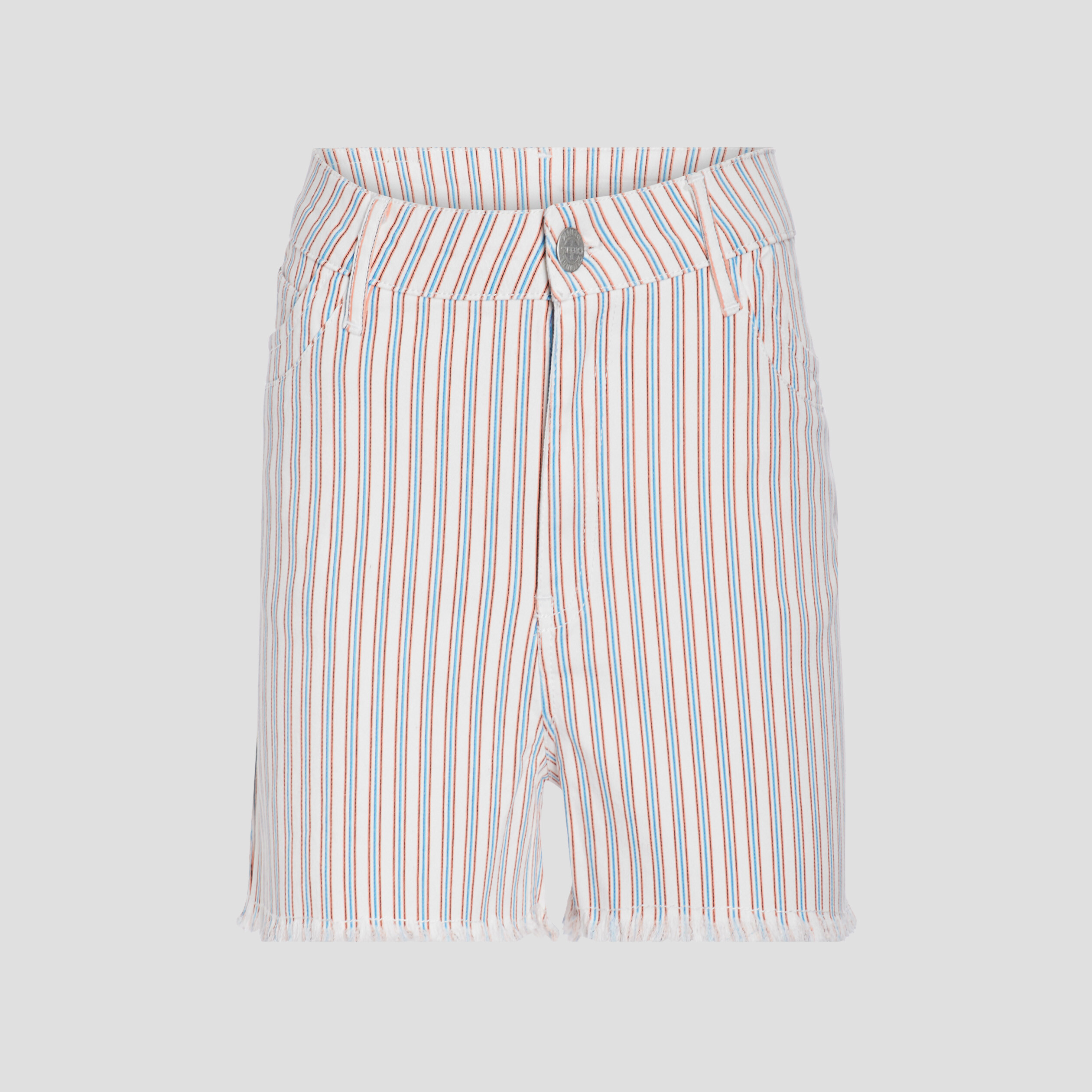 Short slim à bords francs ecru femme | La Halle