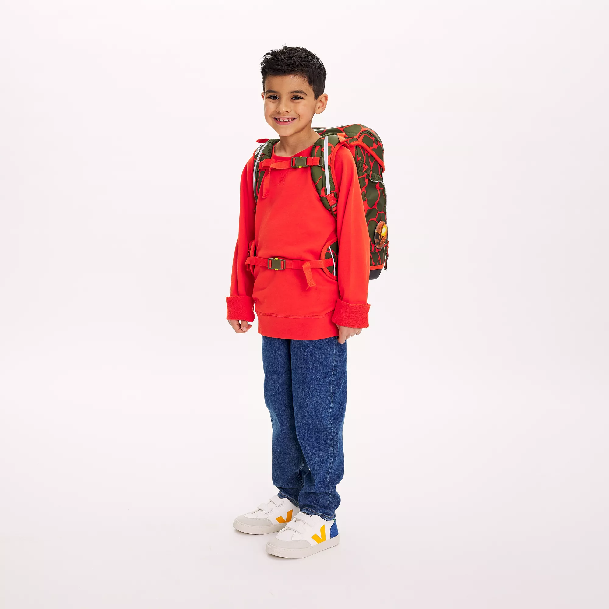 ergobag Schulranzen Set Feuerspeibär