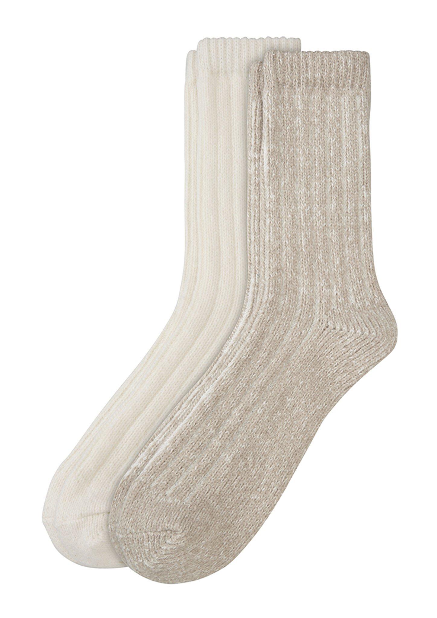2er-Pack weiche Rippstrick-Socken  122.899.120.20484-0200
