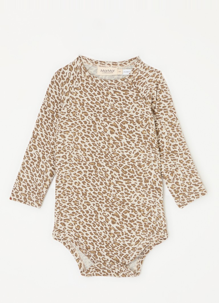 Salopetă Leo cu imprimeu leopard de la MarMar Copenhagen