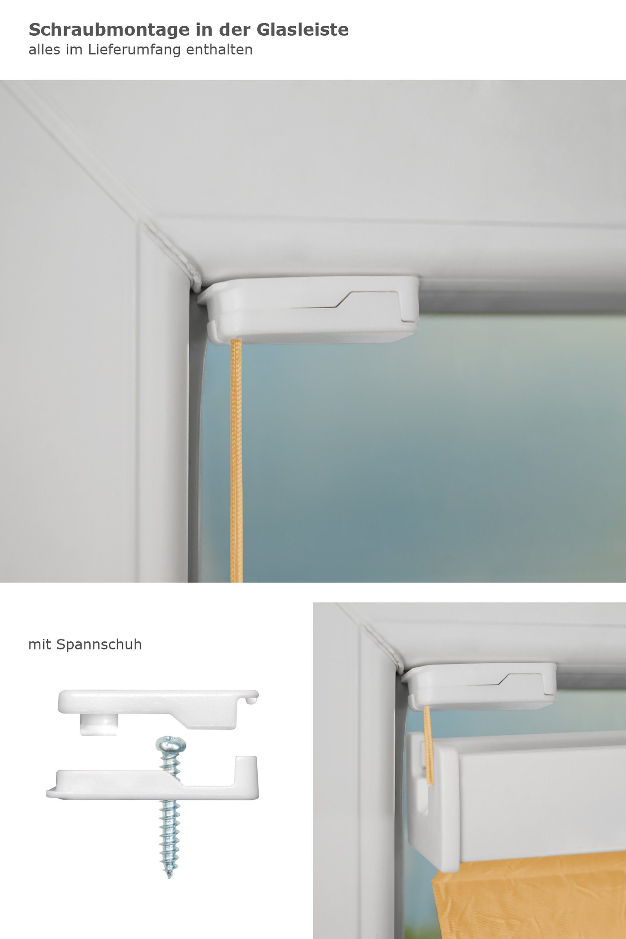 Plissee Crush Tageslicht, LYSEL®, blickdicht, HxB 130x50cm