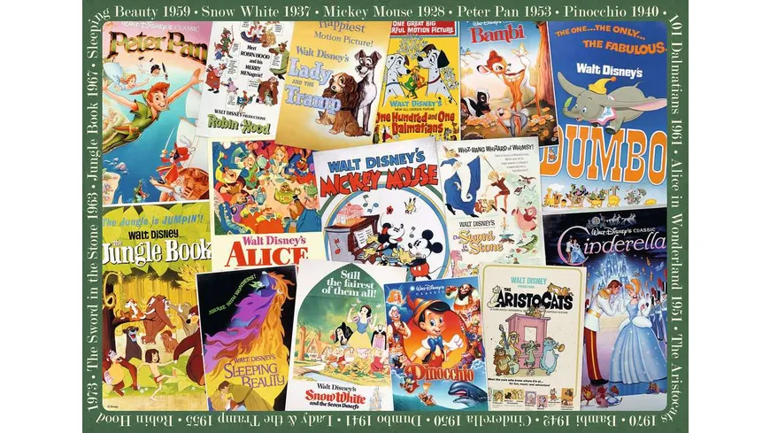 Ravensburger Puzzle -  Vintage Movie Poster - 1000 Teile