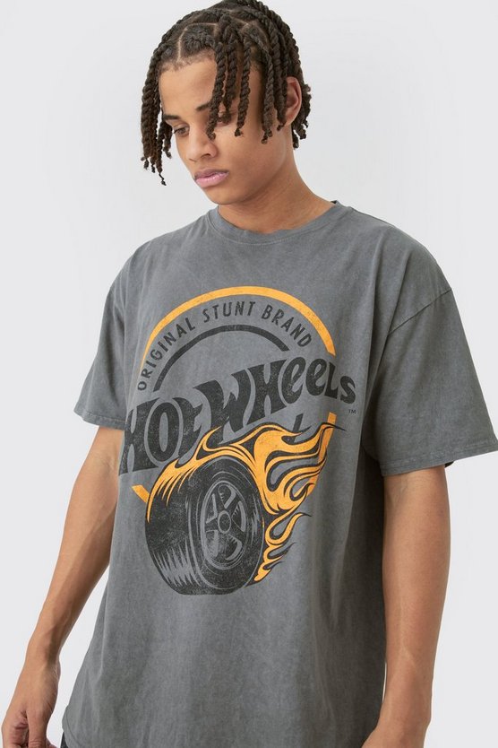 Oversize T-Shirt mit lizenziertem Hot Wheels Print