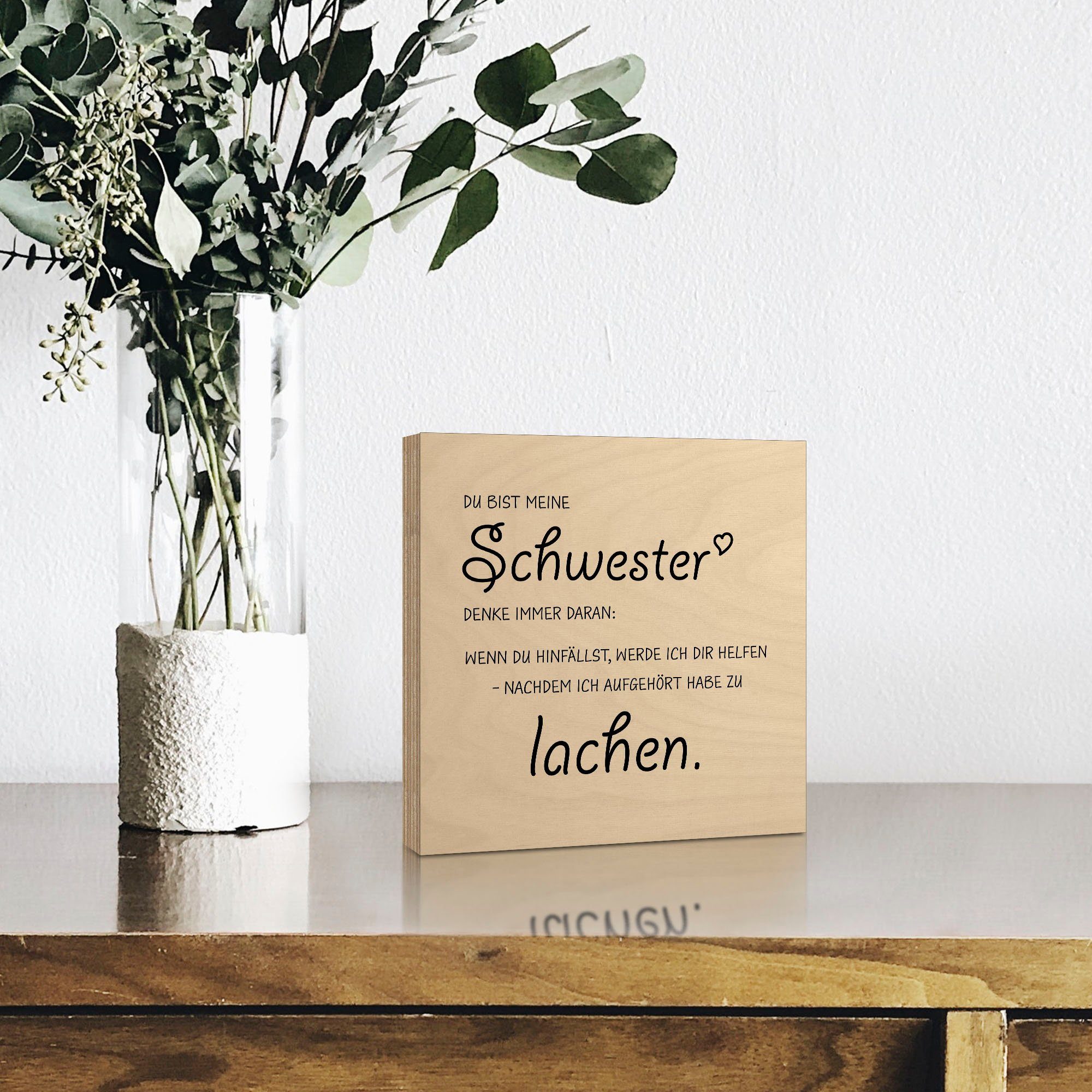 Artland Holzbild Schwester, Sprüche & Texte (1 St)