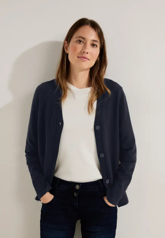 CECIL Cardigan mit Ziernähten