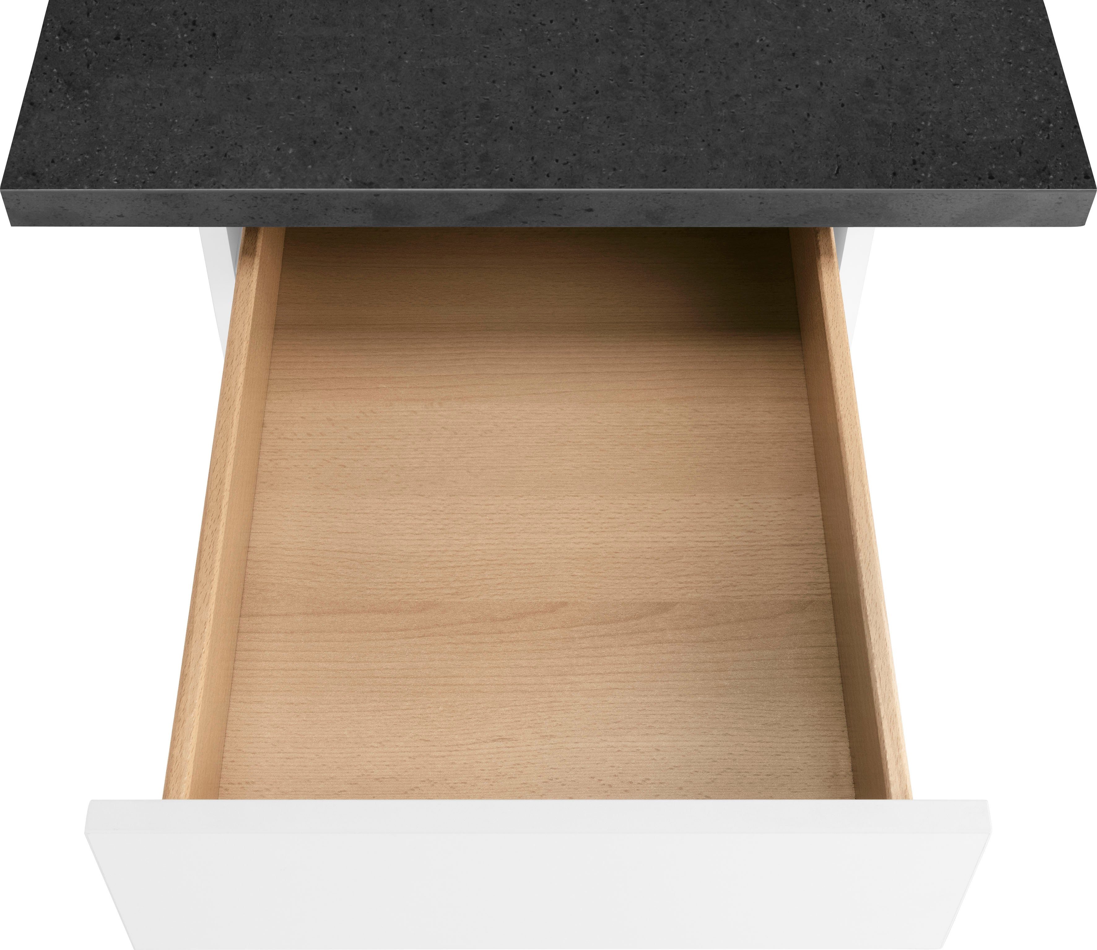 OPTIFIT Winkelküche Roth, mit E-Geräten, Stellbreite 210 x 175 cm