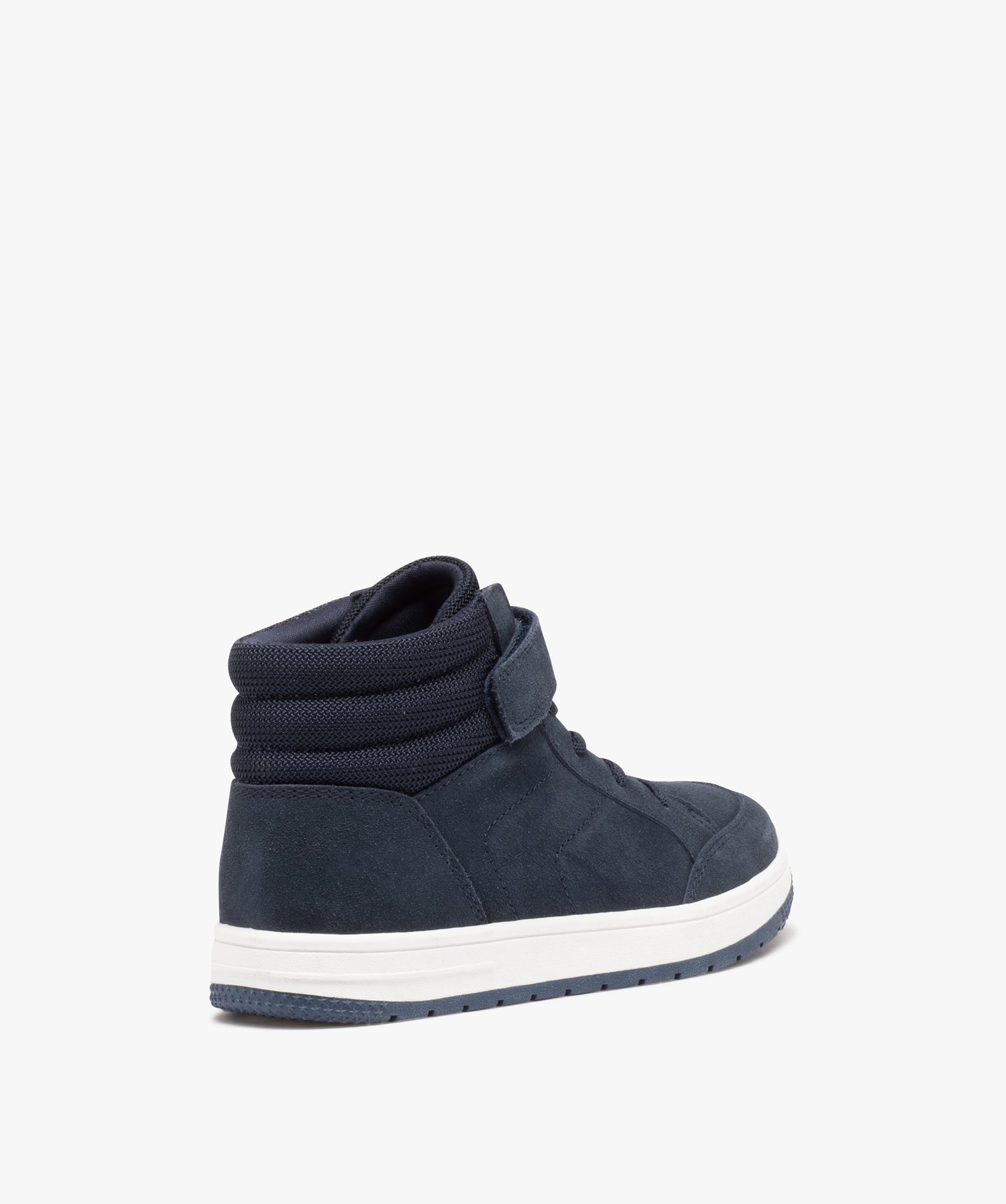 Basket mid-cut fermeture scratch Garçon marine | GEMO