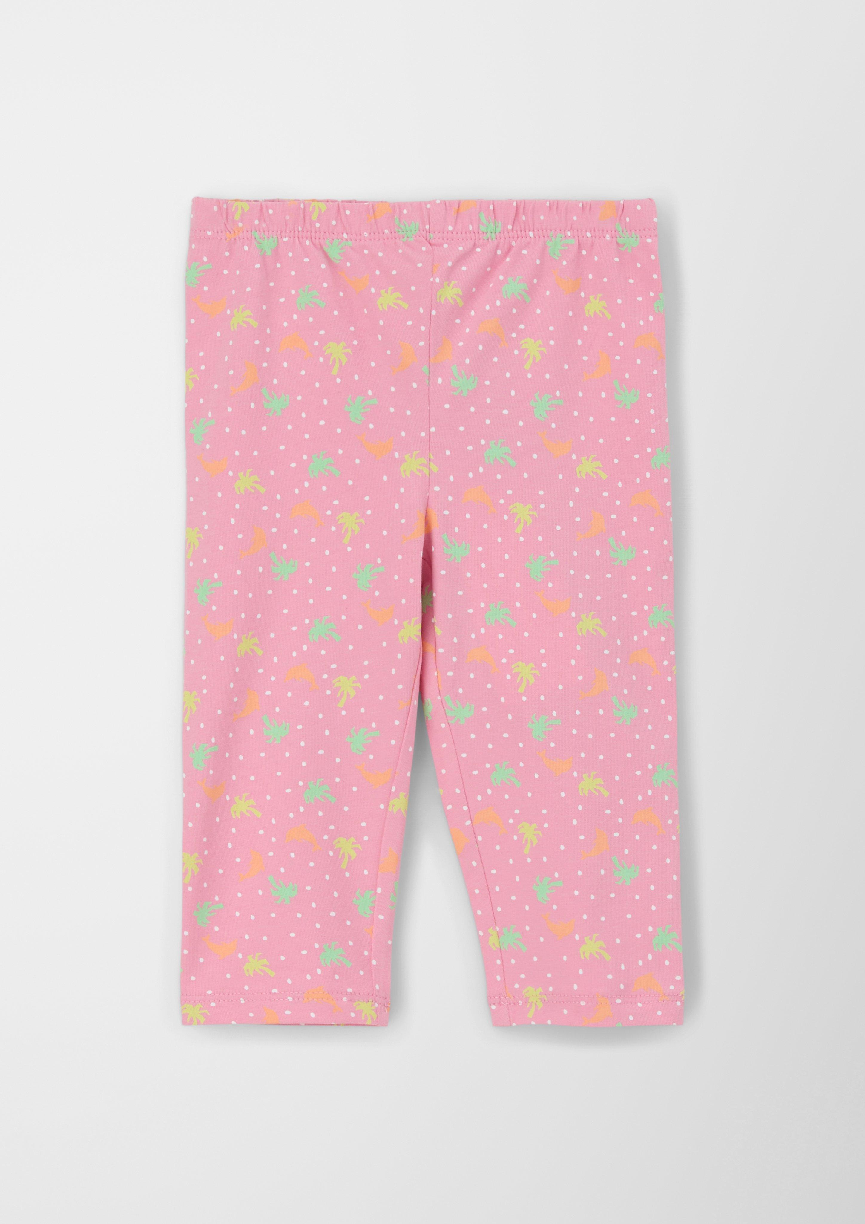 Capri-Leggings aus Baumwollstretch  2130586-43A4
