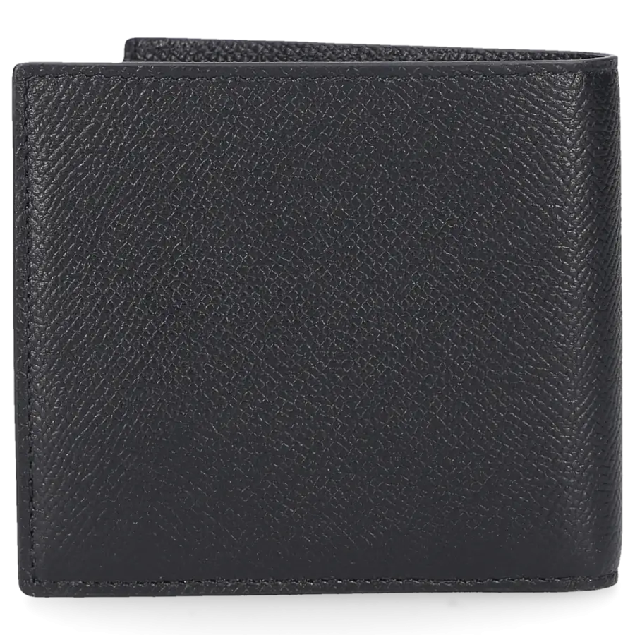 Santoni - Portemonnaie A2376 Kalbsleder - schwarz