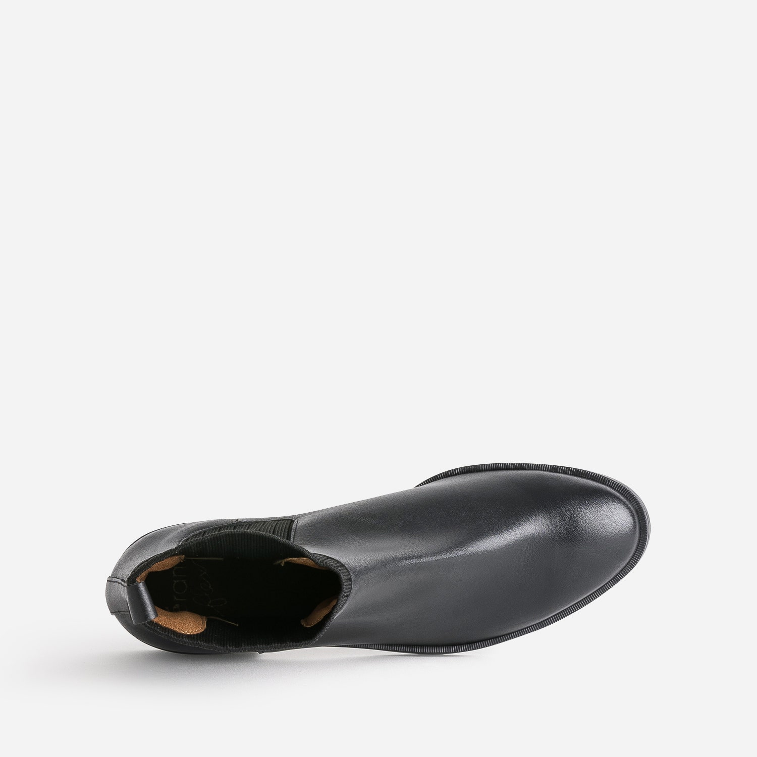 Chelsea boots ERAM FLEX noir en cuir