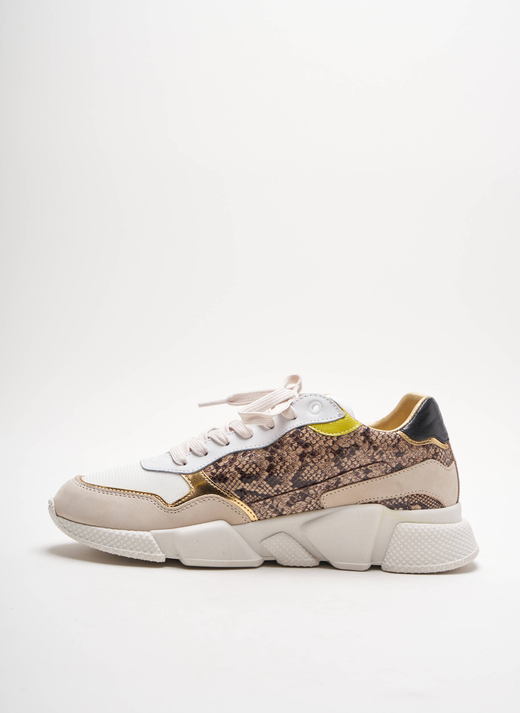 Serafini Baskets Femme couleur beige