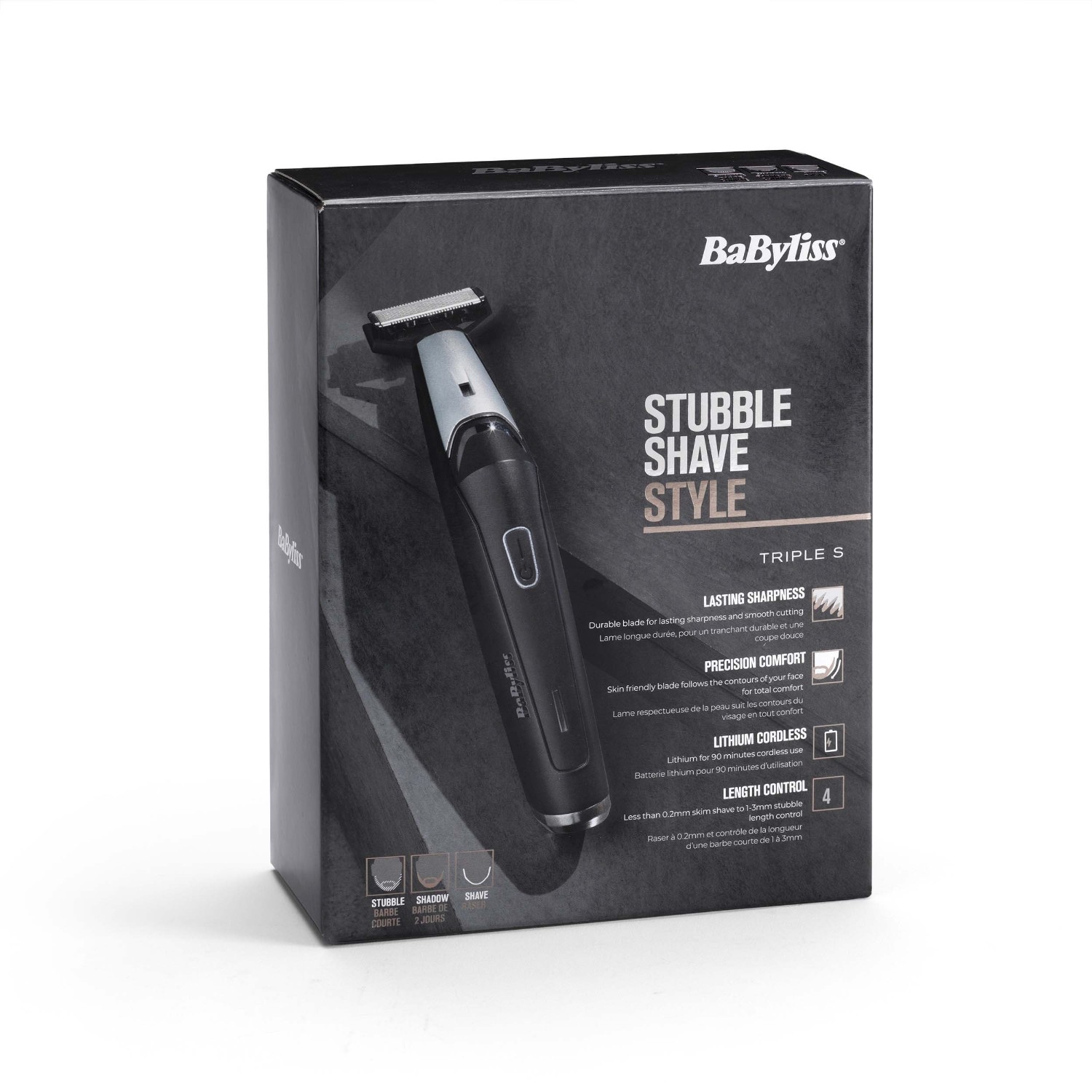 BaByliss hibrid szakállvágó - Triple S