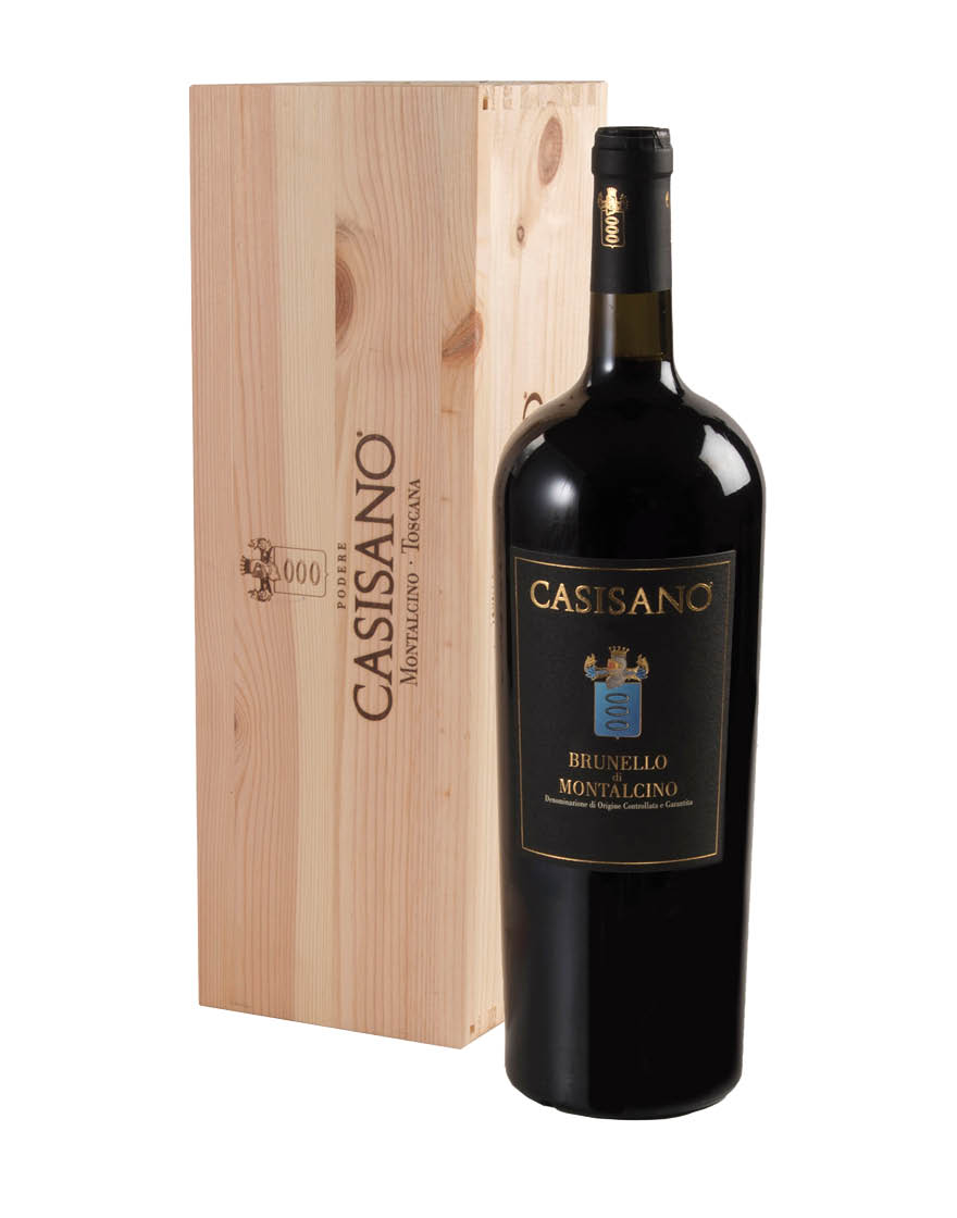 Brunello di Montalcino DOCG 2017 Casisano Magnum 1,5 ℓ, Caisse bois