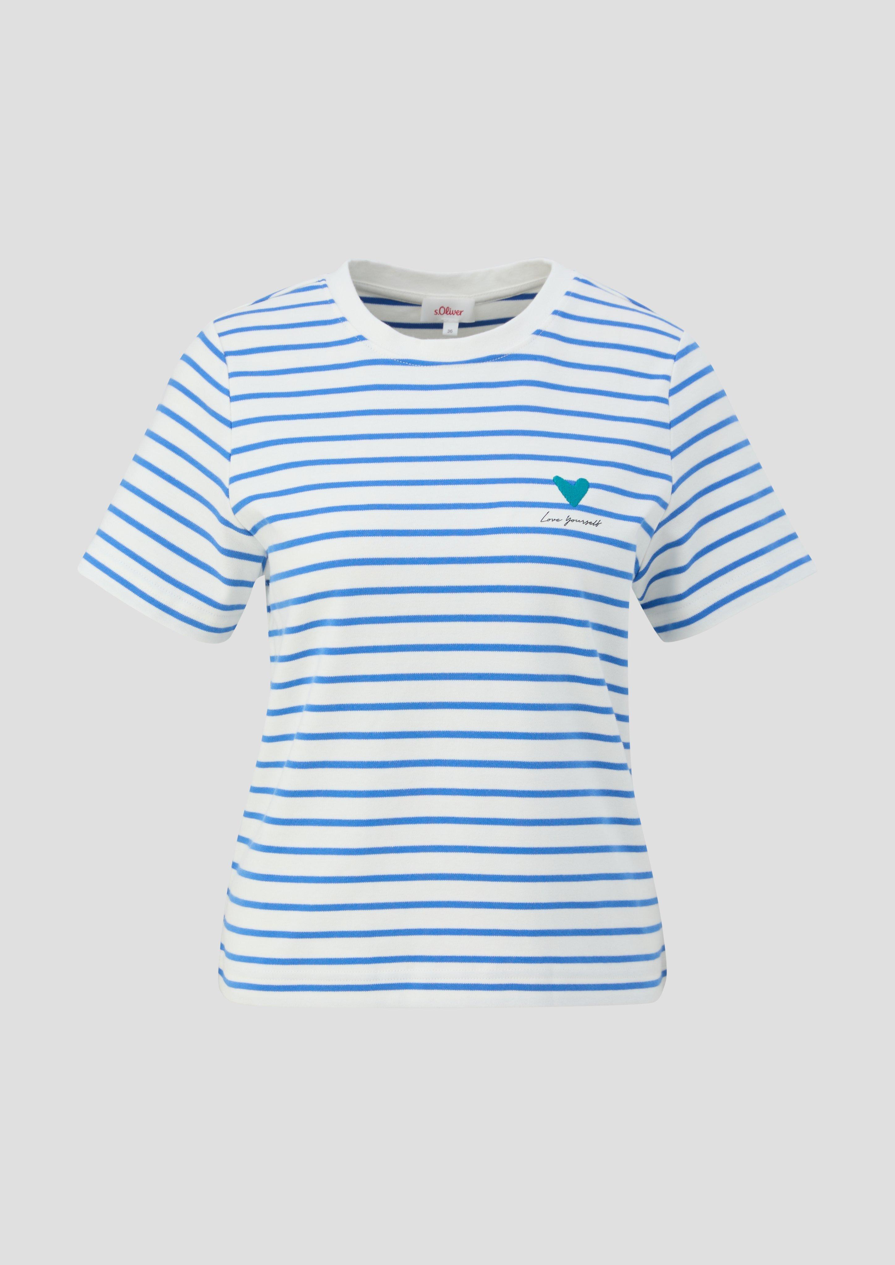 T-Shirt mit Streifenmuster  2141812-55G2