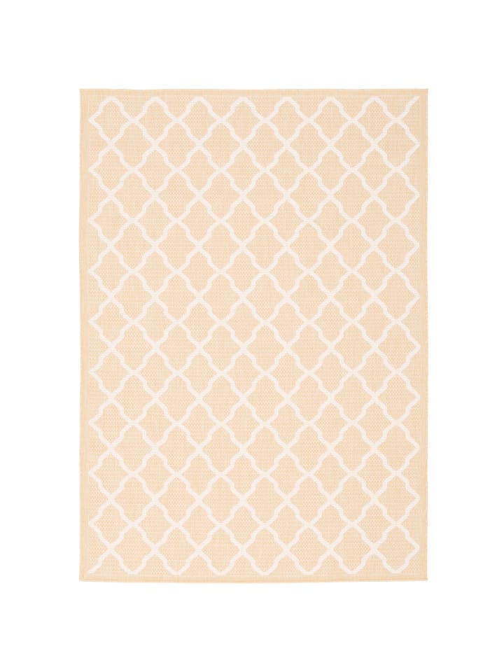Pergamon In & Outdoor Teppich Flachgewebe Valencia Modern in Honig günstig kaufen