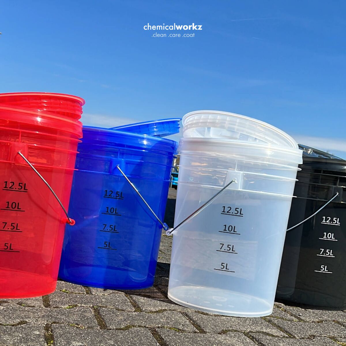 chemicalworkz Performance Bucket Lid Wascheimerdeckel Schwarz Transparent