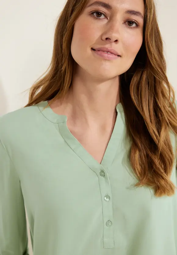CECIL Bluse in Unifarbe