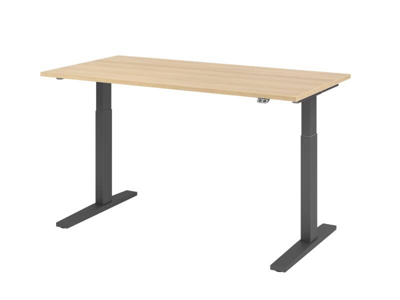 Hammerbacher VXMKA16/E/GDEAUFB Sitz-Stehschreibtisch Eiche 1.600 x 800 x 1.200 mm