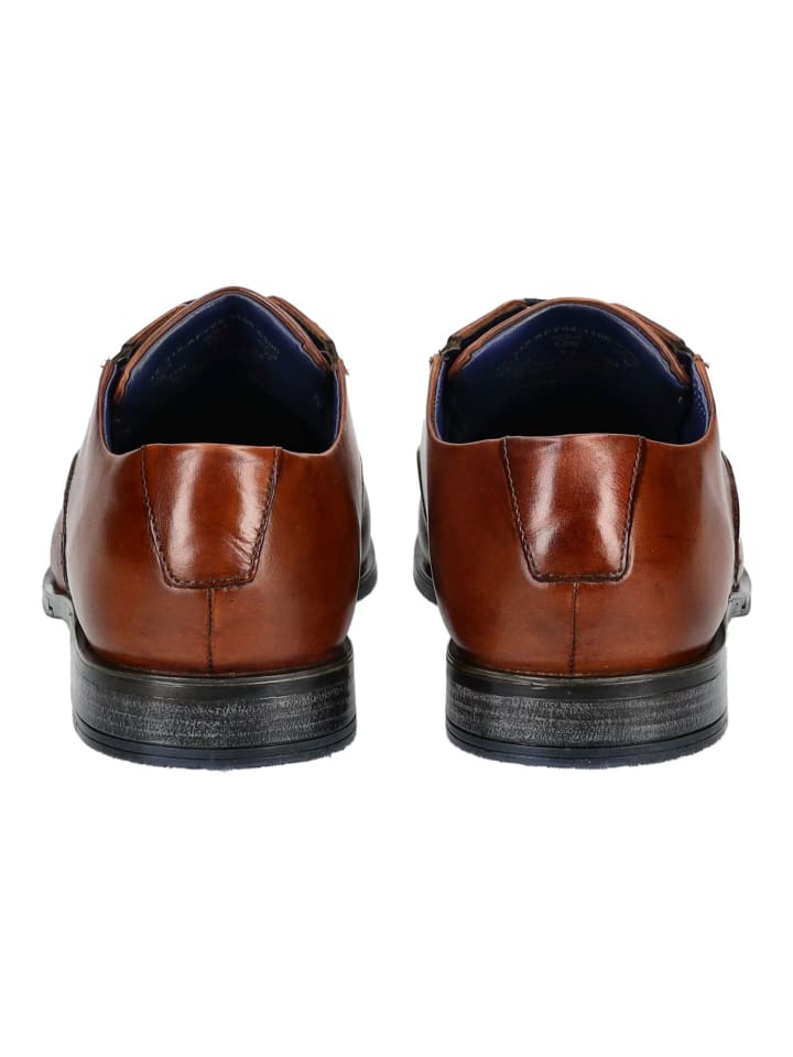 Bugatti Businessschuhe in Cognac günstig kaufen