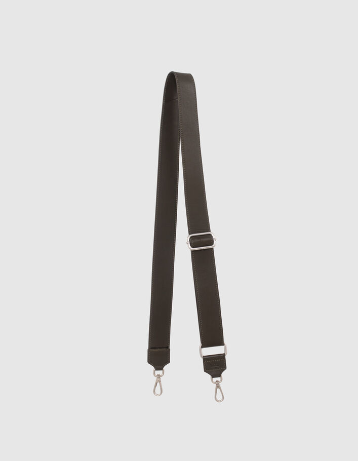 La bandoulière 111 en cuir kaki Femme