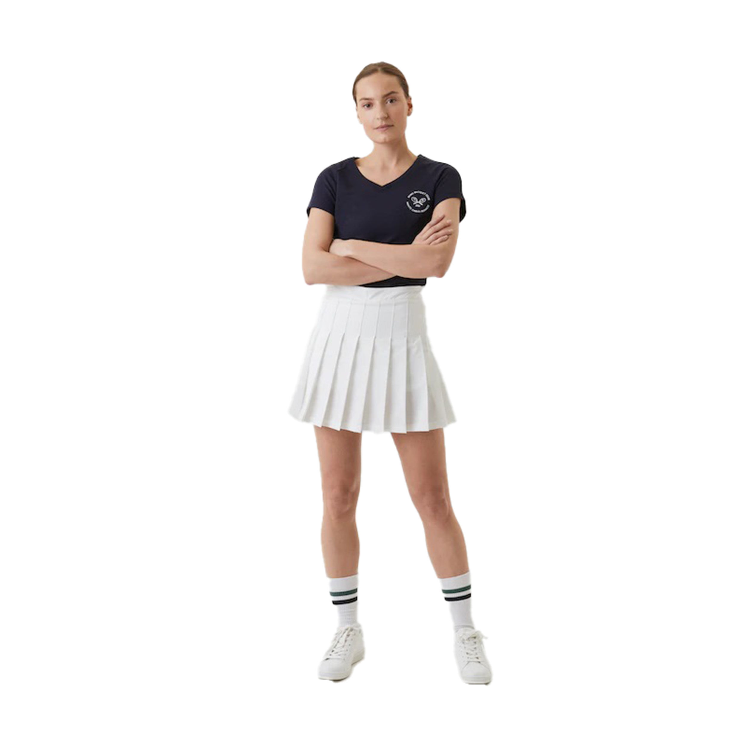 ACE Pleated Rock Damen - Weiß