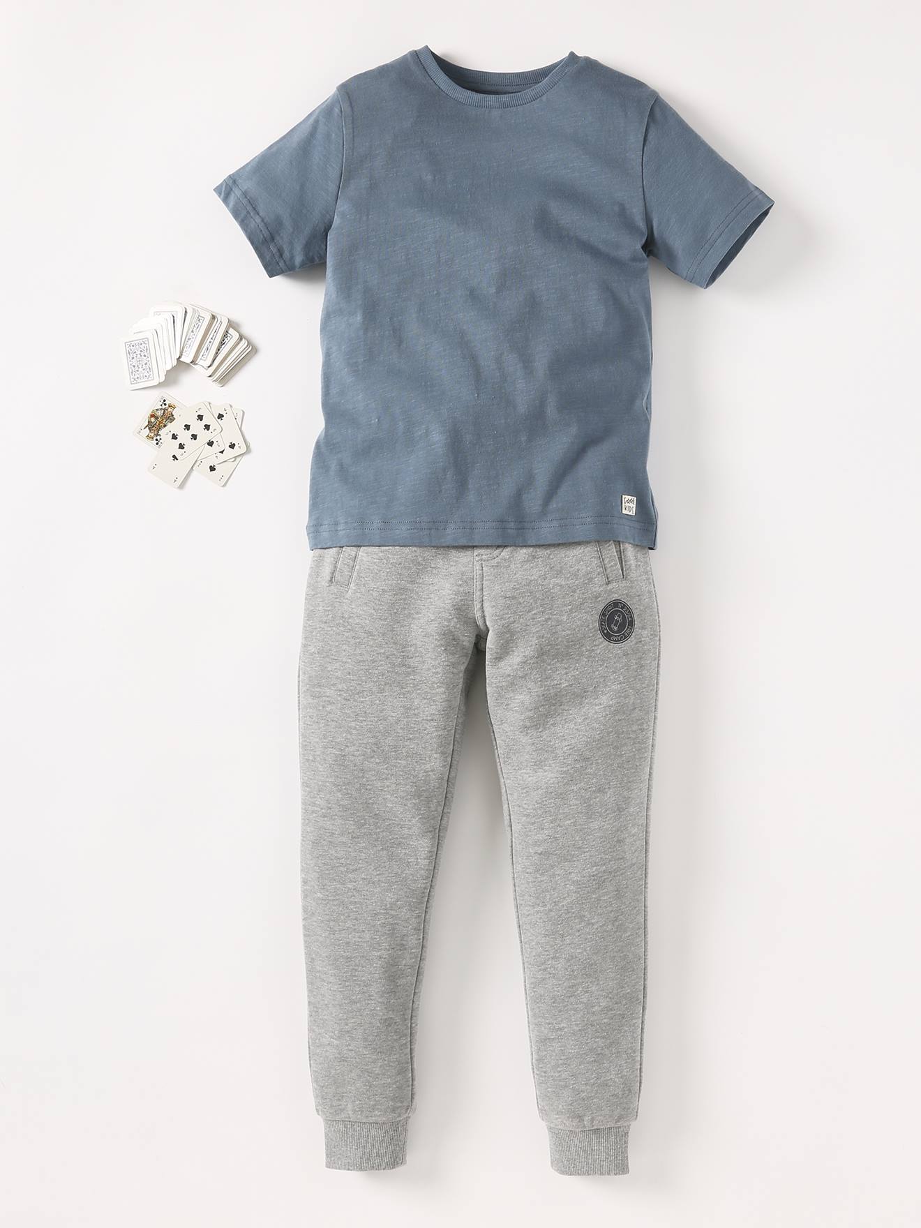 Vertbaudet Jungen T-Shirt BASIC, personalisierbar Oeko-Tex - türkis