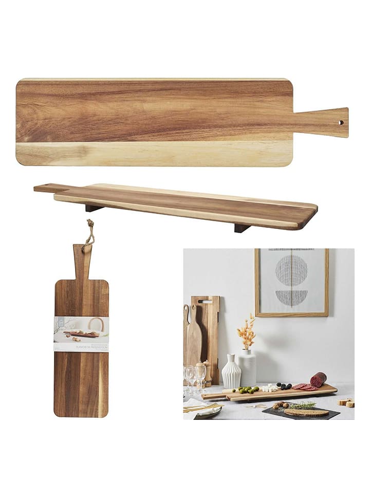 Ethnical Life Schneidebrett in Natur - (L)60 x (B)19 cm günstig kaufen onesize