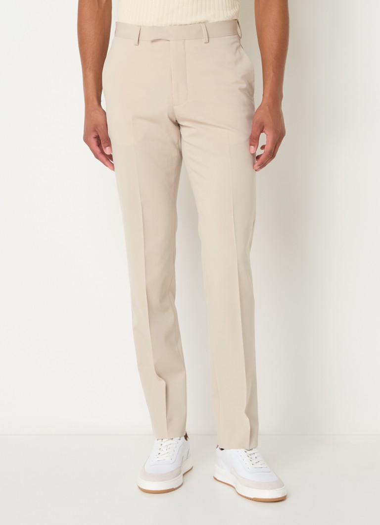 Sandro slim-fit trousers in virgin wool blend with side pockets