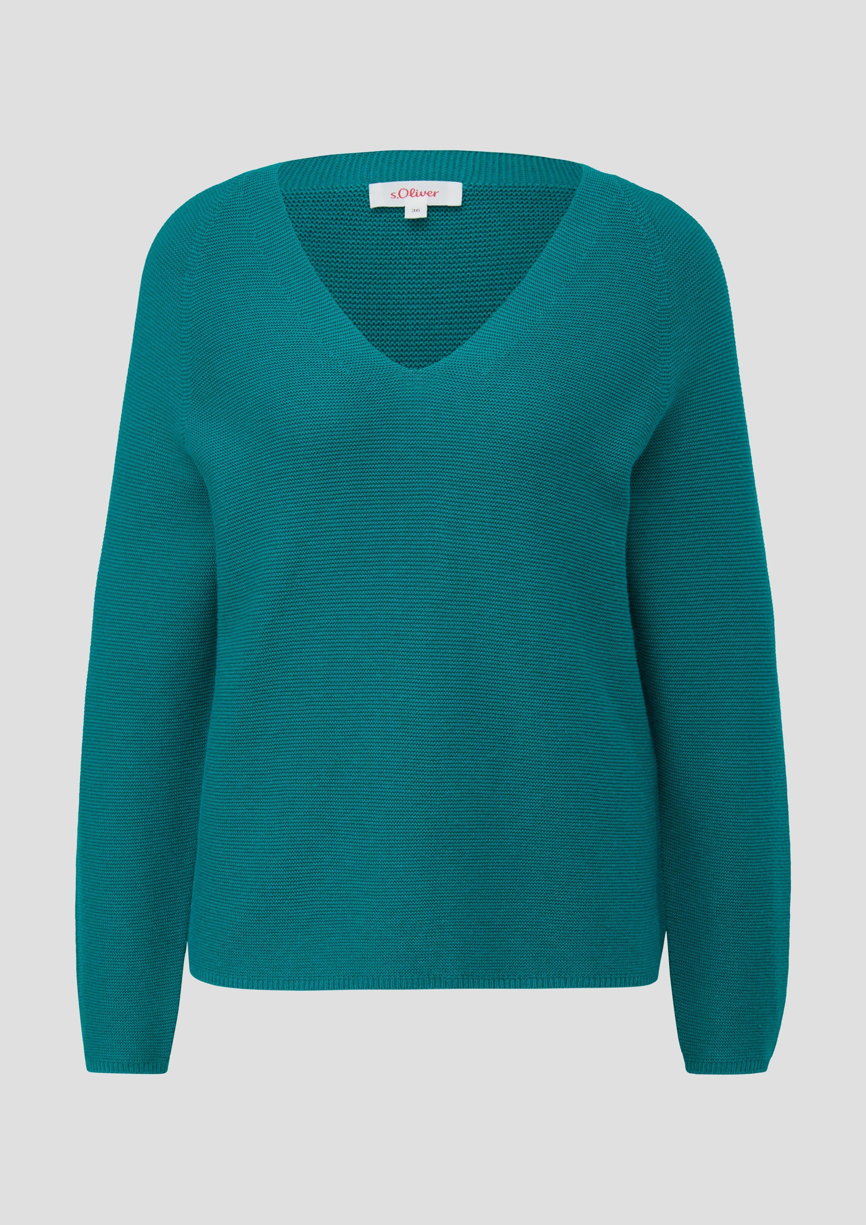 Pullover mit V-Ausschnitt  2139914-6680