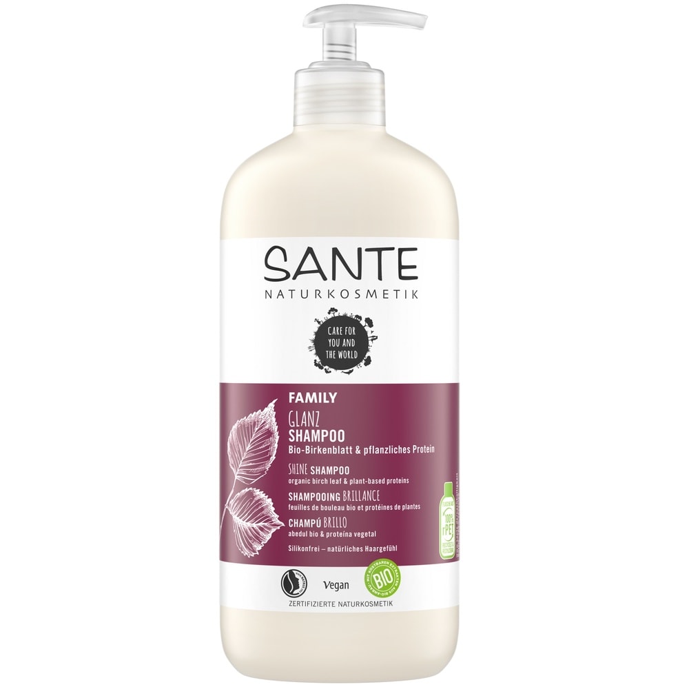 sante Shampooing Brillance Bouleau Bio Protéines, 500ml Shampooings