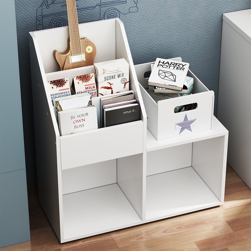 Livinity Bücherregal Kinderregal CONNY Weiß