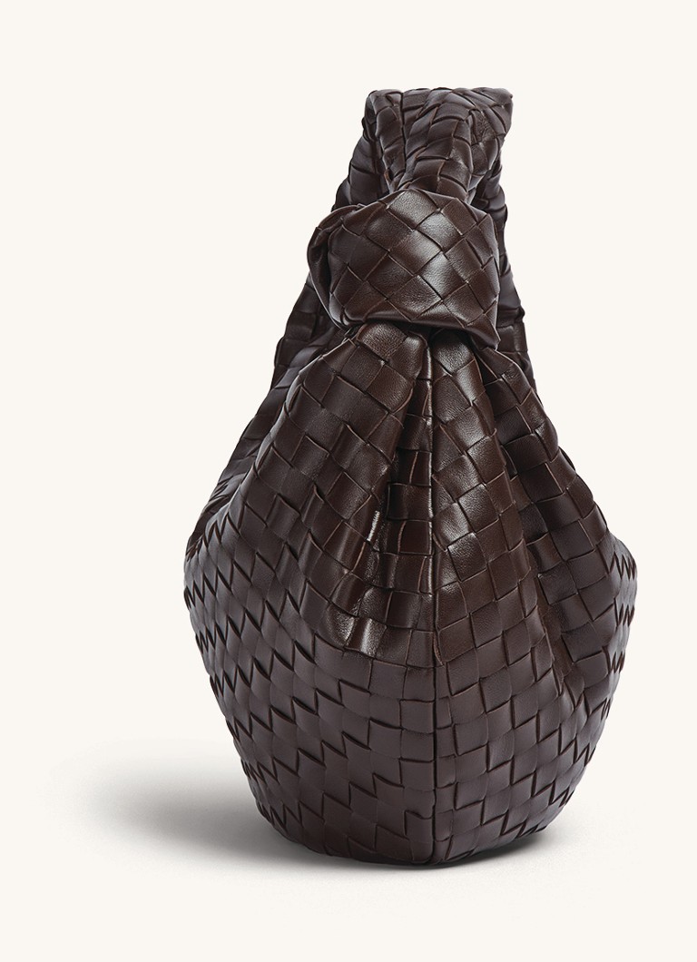Borsa a tracolla Jodie di Bottega Veneta in pelle di vitello