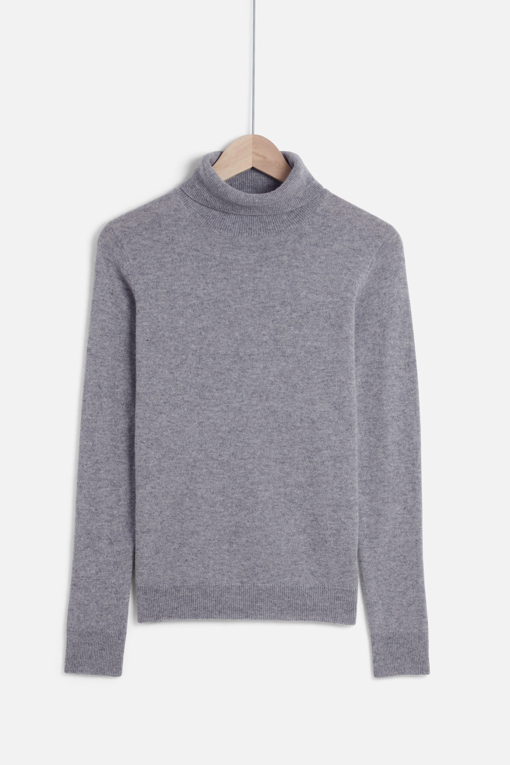 pull dylan b 100% cachemire gris fonce femme