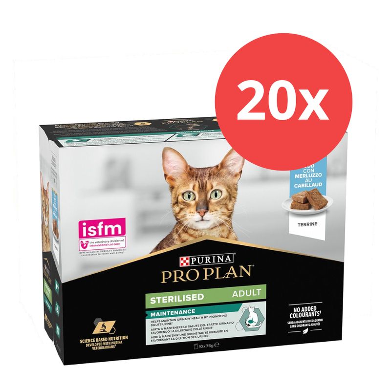 Sparpaket PURINA PRO PLAN Sterilised Adult Maintenance 20 x 85 g