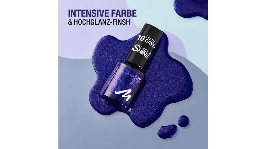 MANHATTAN Last&Shine Nagellack 8 ml 040 - 040 Midnight Rush