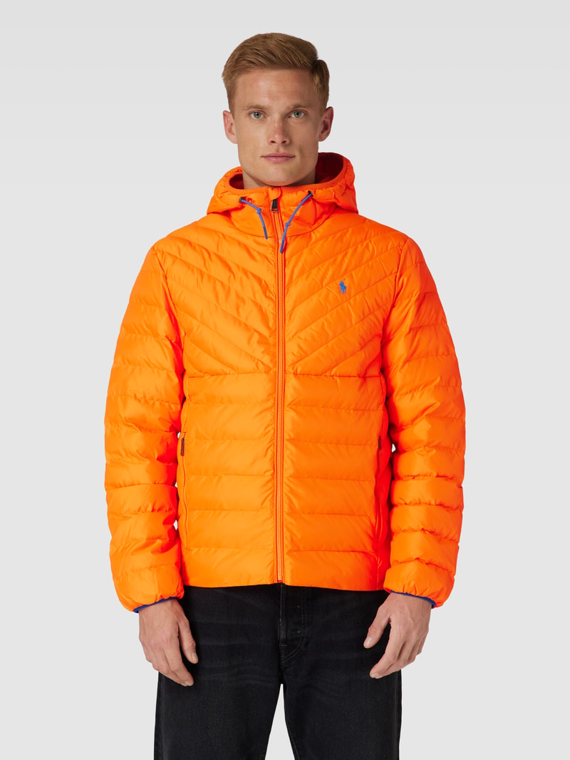 Steppjacke mit Kapuze Modell 'TERRA' in gelb