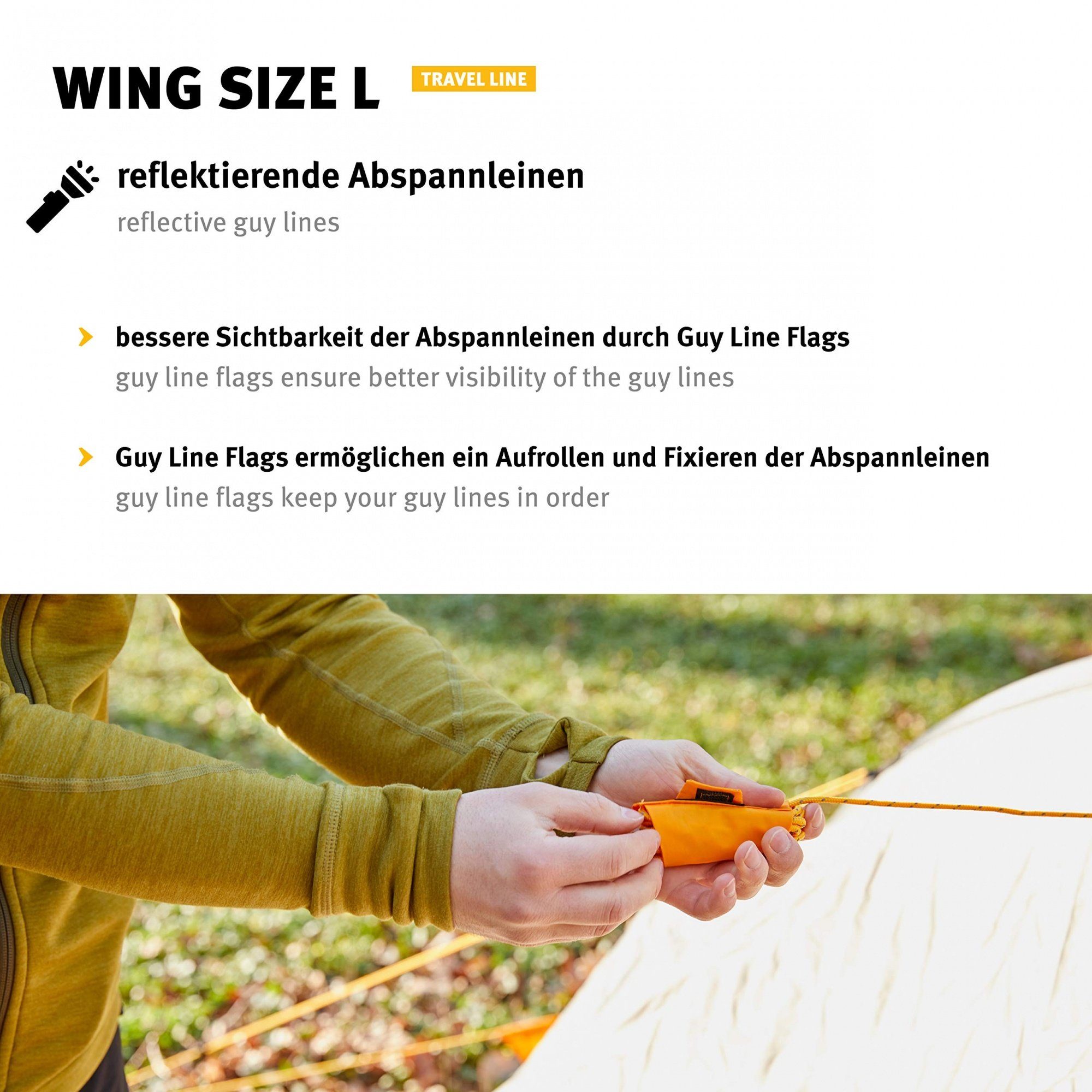 Wechsel Tents Tarp-Zelt Wing L - Zeltdach Robuster Regenschutz Tarp für Zelt und Hängematte