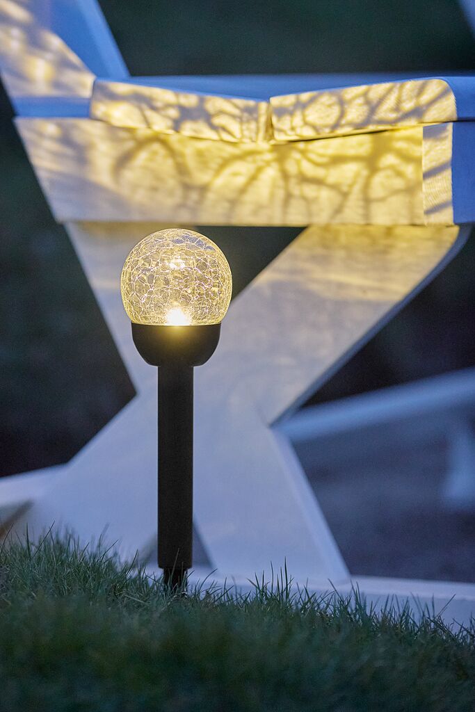 SVARTAND Solarlampe SVARTAND Ø8xH35cm sort