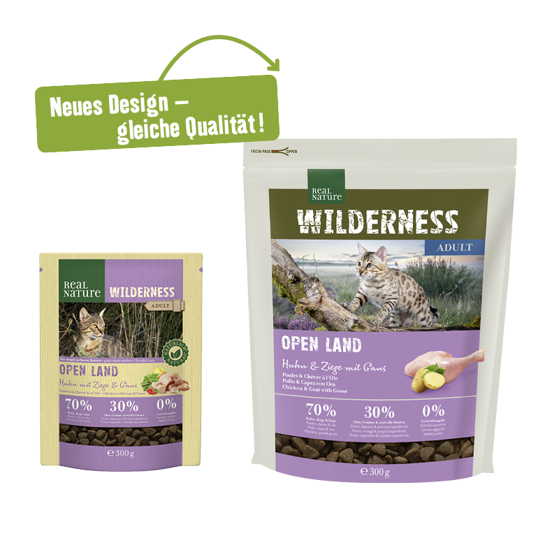 REAL NATURE Trockenfutter REAL NATURE WILDERNESS Open Land Adult 300 g