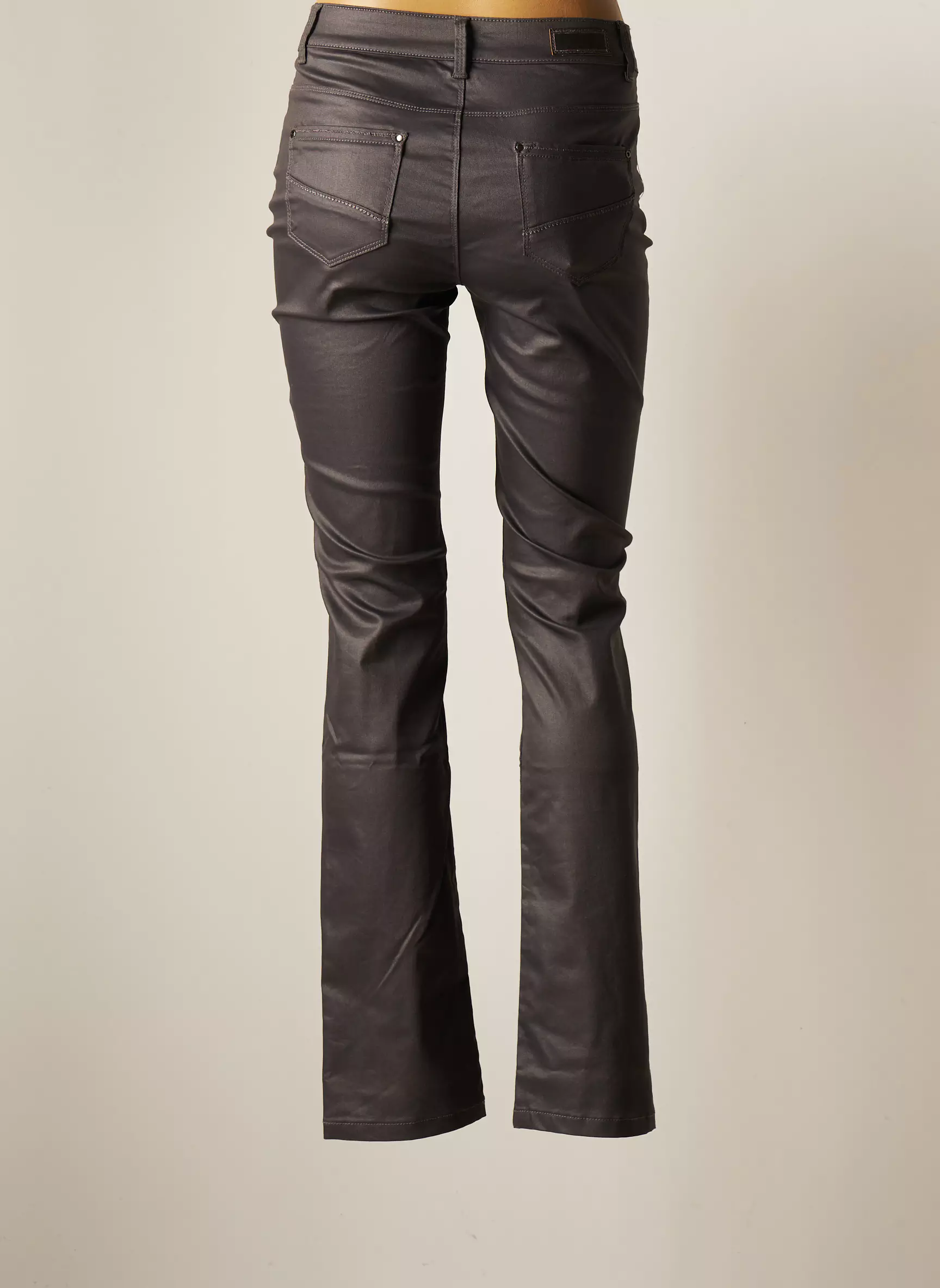 Scottage Pantalons Slim Femme couleur gris