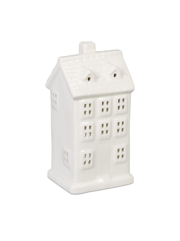 relaxdays Teelichthaus in Weiß - (B)7 x (H)14,5 x (T)6 cm günstig kaufen onesize