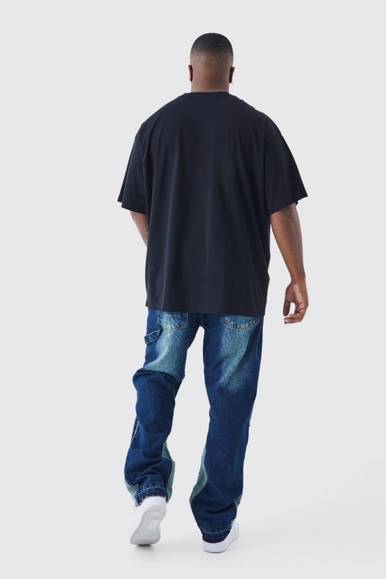 Plus Jeans mit geradem Bein