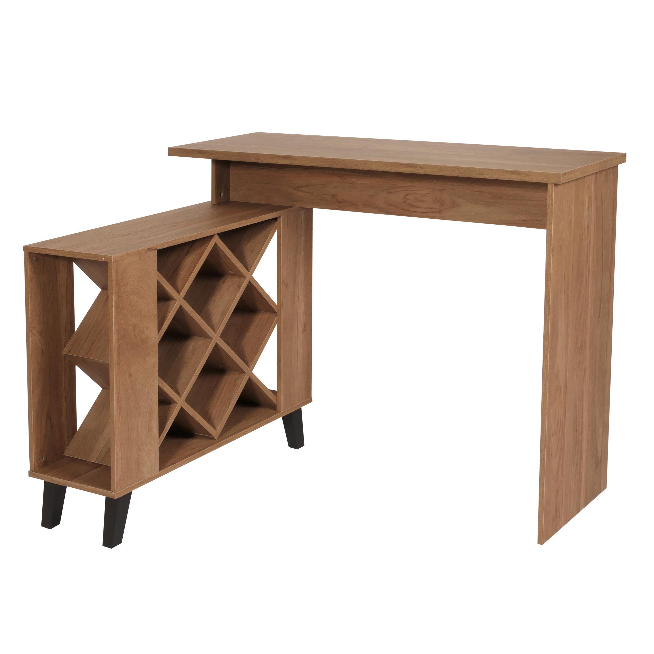 MCW Bartisch MCW-M45-B, Mit Weinregal