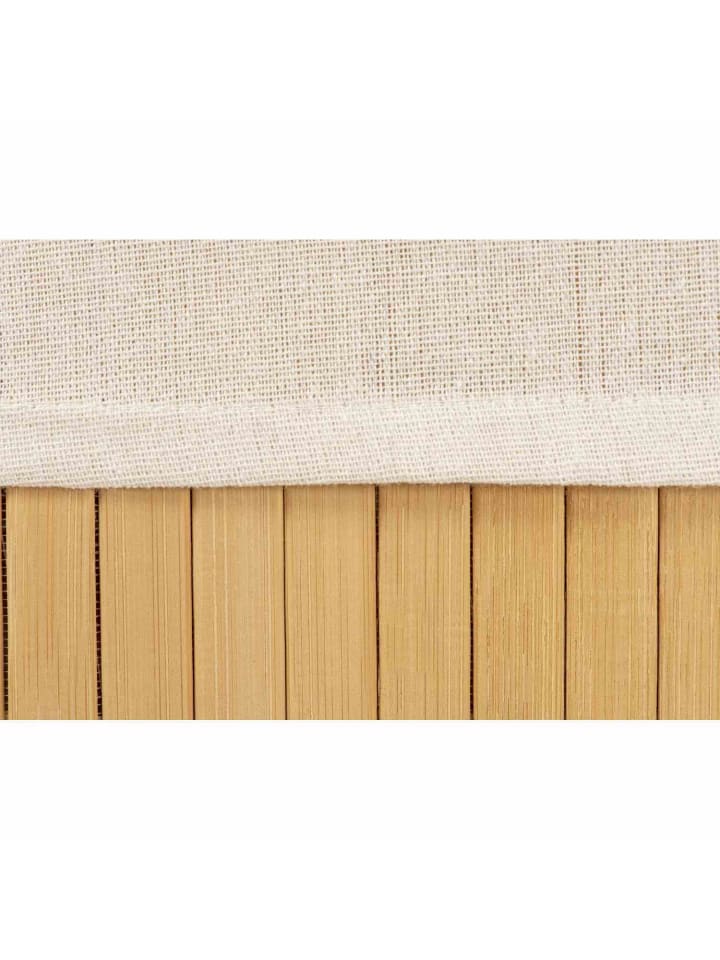 WohnDirect Wäschekorb mit Deckel BAMBOO in Natur günstig kaufen