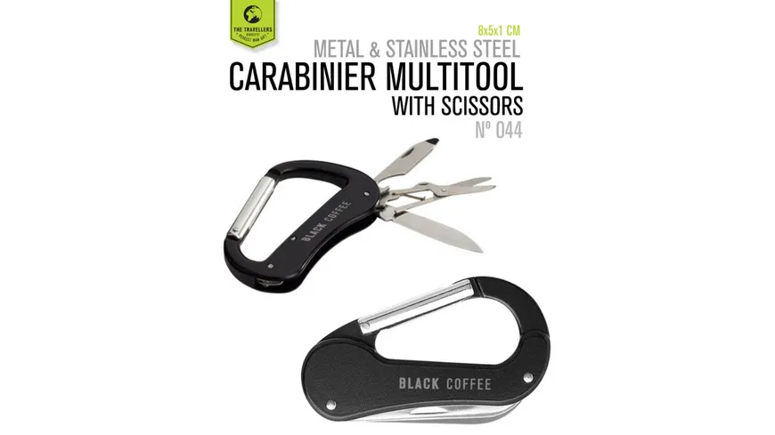 BLACK COFFEE Karabiner Multitool