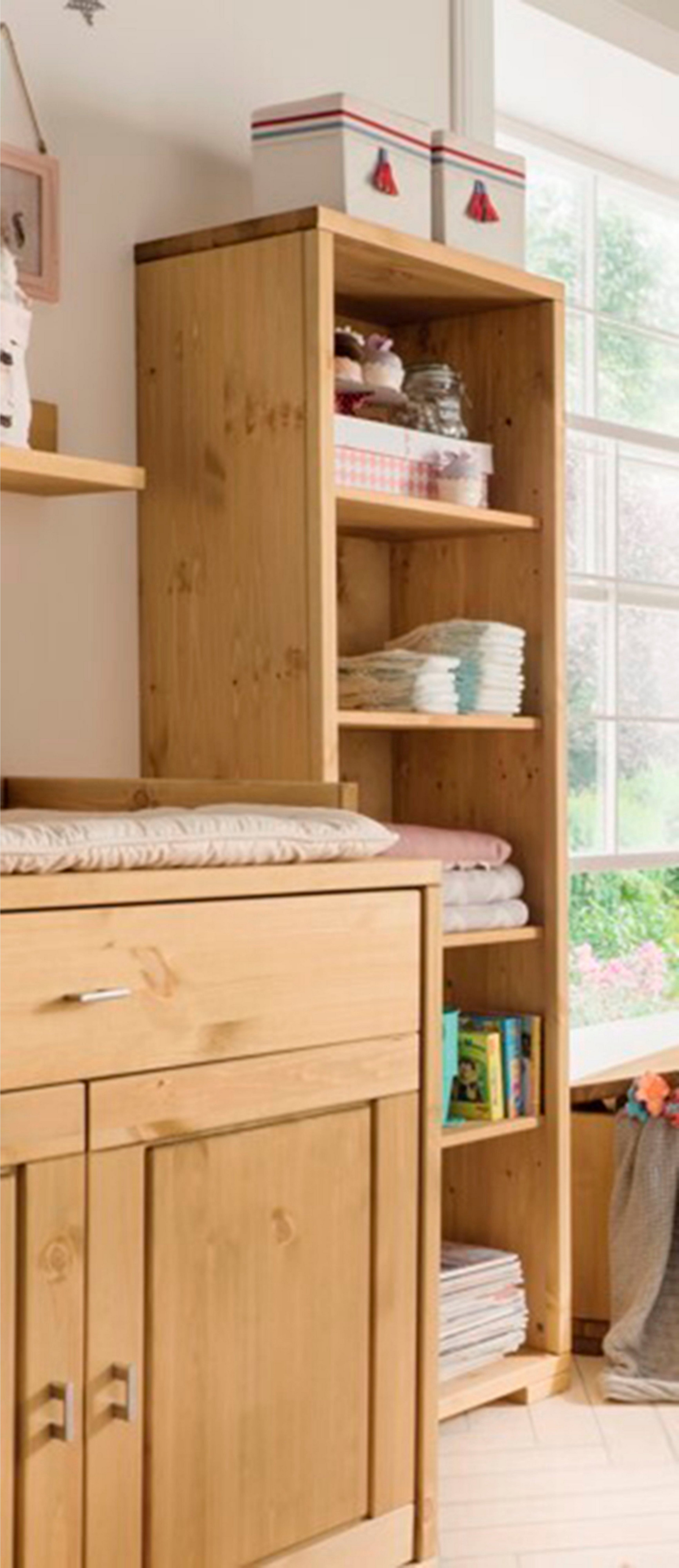 Lüttenhütt Kinderregal Vita, Standregal, Bücherregal, Regal Kiefer massiv Höhe 178 cm